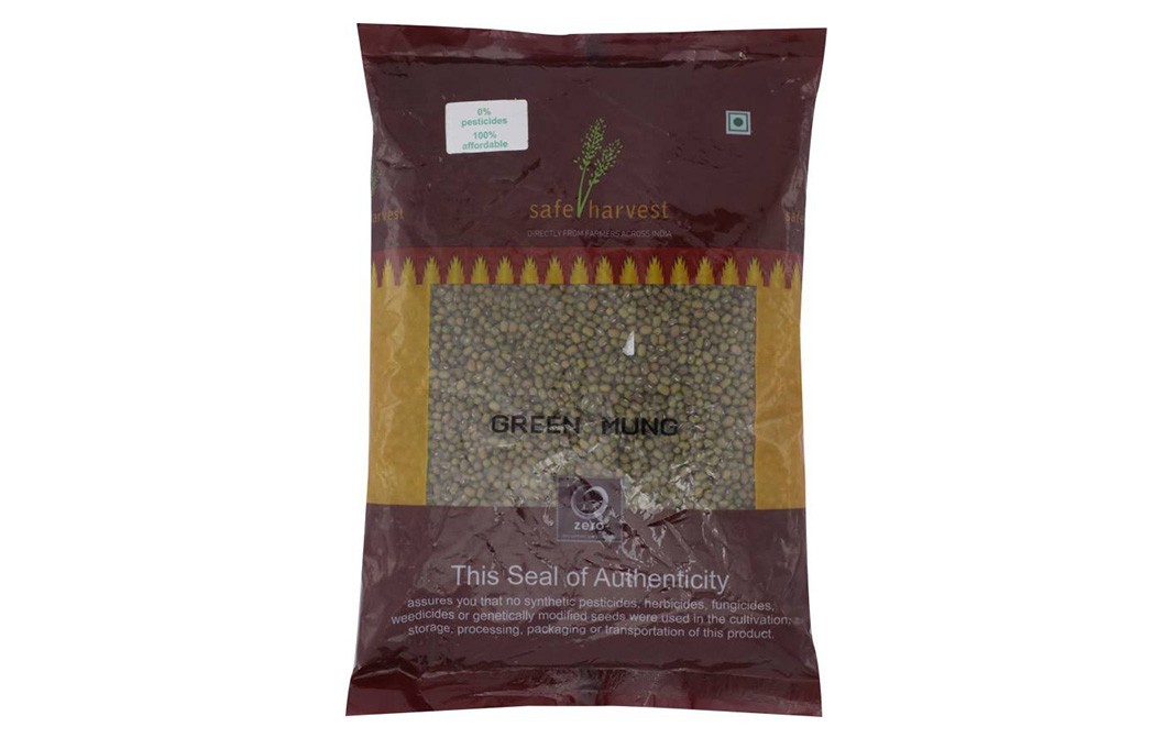 Safe Harvest Green Mung    Pack  1 kilogram